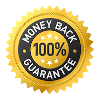 100% Money Back Guaratee.